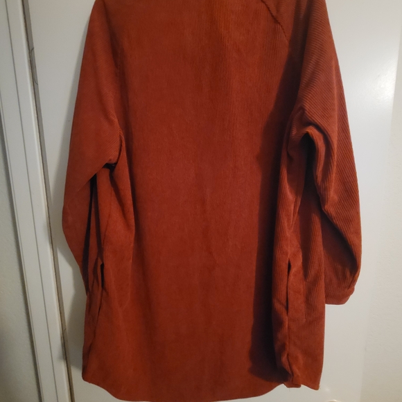 Women's Rust Corduroy Jacket - Picture 3 of 3